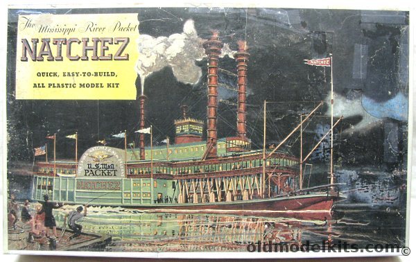 Pyro 1/160 Mississippi River Boat Packet Natchez, 263-995 plastic model kit